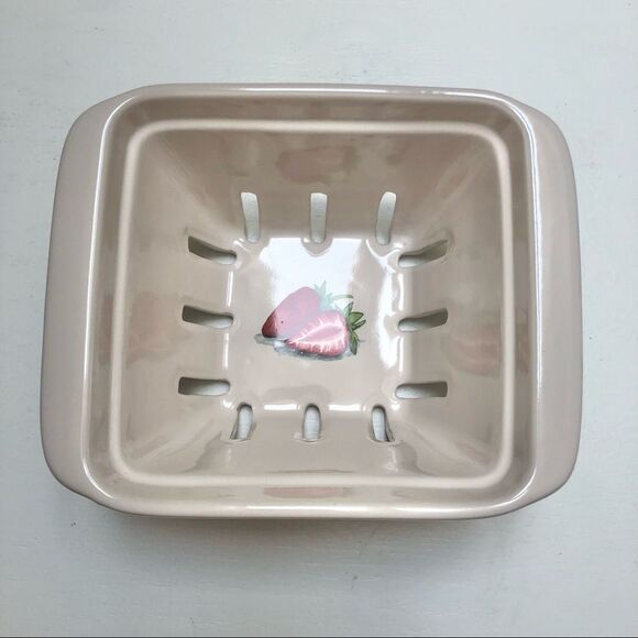 Rae Dunn Ceramic Organic Fruit Basket - Picture 2 of 4